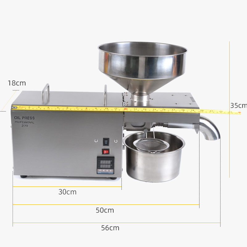 oil presser Automatic Stainless steel oil press for Home or small commercial oil press machine