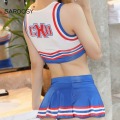 SAROOSY Sexy Lingerie Cheerleading Uniform Costume for Women Mini Skirt High Elastic Clubwear 2020 Summer New Arrival