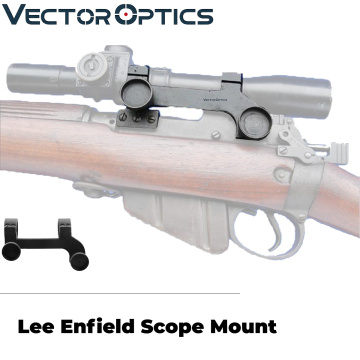 Vector Optics Lee Enfield No.4 Scope Steel Mount Rings British MkIII & MkIV Sophisticated Precision Riflescope Mount