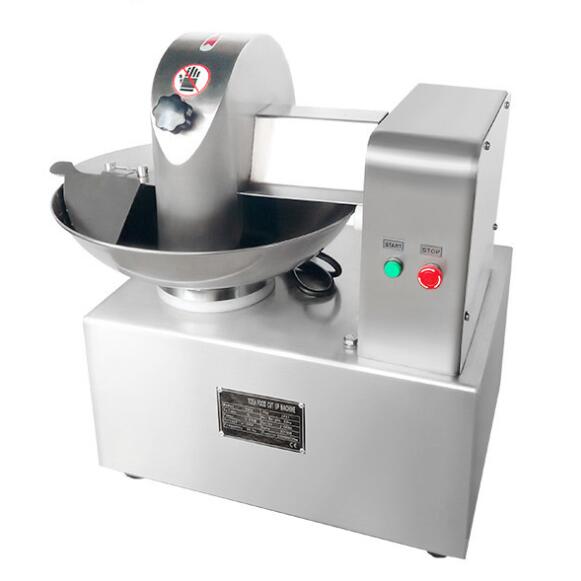 5L capacity chili grinder machine vegetable cutter machine Cutting and Mixing Machine Meat Bowl mincer Meat Bowl mincing Machine