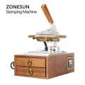ZONESUN Light-type Digital PVC Card Book Leather Paper Wood Custom Logo Embossing Hot Foil Stamping Machine Heat Press Machine
