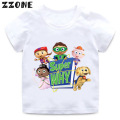 Cartoon Super Why Print Boys/Girls T shirt Kids Funny Casual Clothes Baby Summer Short Sleeve T-shirt