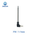 2pcs FM Radio Antenna Mobile Phone Cellphone Radio Telescopic Retractable Antena 3.5mm Jack Aerial Ziisor Z200-B100YB