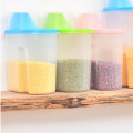 1.9-2.5L PP Food Storage Box Clear Plastic Kitchen Storage Bottles Jars Dried Grains Tank Pantry Container Sealpot Organizer 1pc