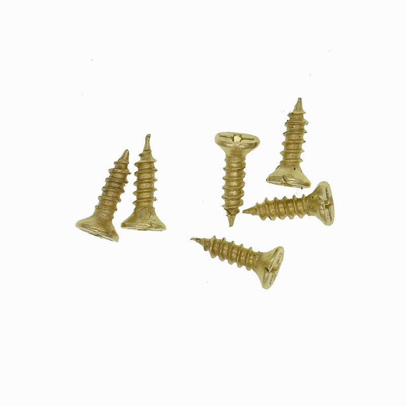 500PCS Phillips Self-Tapping Screws M2*6/8/10/12mm Bronze/Gold Oval Head Screw For Antique Hinges Decoration Wood Hardware Tool