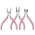 125mm Jewelry Tools DIY Accessories Hardware Tools Plastic Caliper pink vise black Round Head Sharp Mouth Wire Cutting Pliers