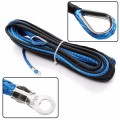 15M 7700 lbs Winch Rope String Line Cable With Sheath Synthetic Towing Rope Car Wash Maintenance String for ATV UTV Off-Road