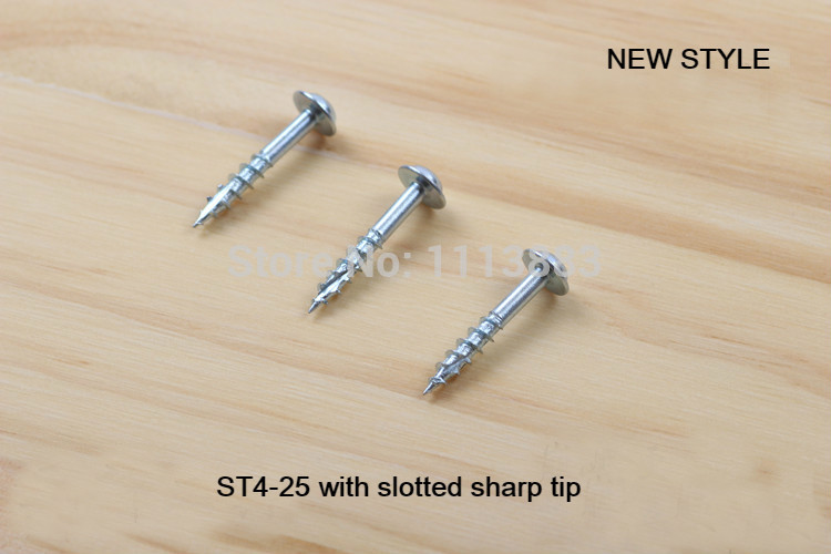 100PCS/LOT ST4-20/25/38 High Strength Self-tapping Screw Self Tapping Screws for Pocket Hole Jig(for 12-45mm thickness board)