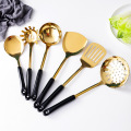 7pcs Stainless Steel Cooking Tools Kitchen Utensils Set Non-stick Spatula Shovel With Handle Heat Resistant Cooking Tools Set