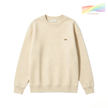 Beige Embroidered Crocodile Sweatshirt