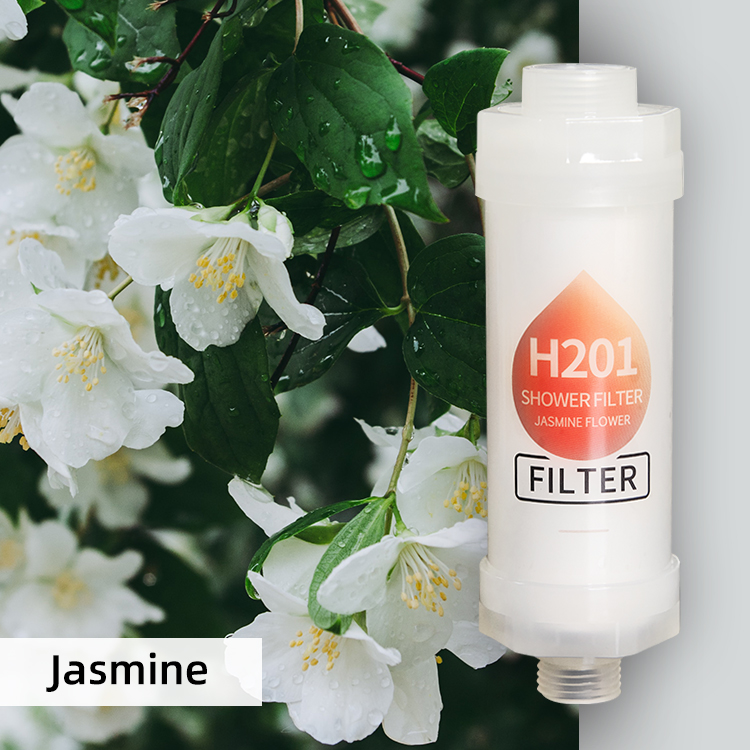 Jasmine odor shower filter for bath