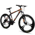 New US warehouse HILAND 26 inch 21 Speed Aluminum Alloy Suspension Bike Double Disc Brake Mountain Bike Bicycle with Service