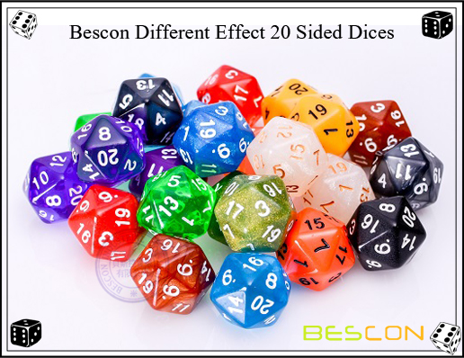 Bescon Different Effect 20 Sided Dices