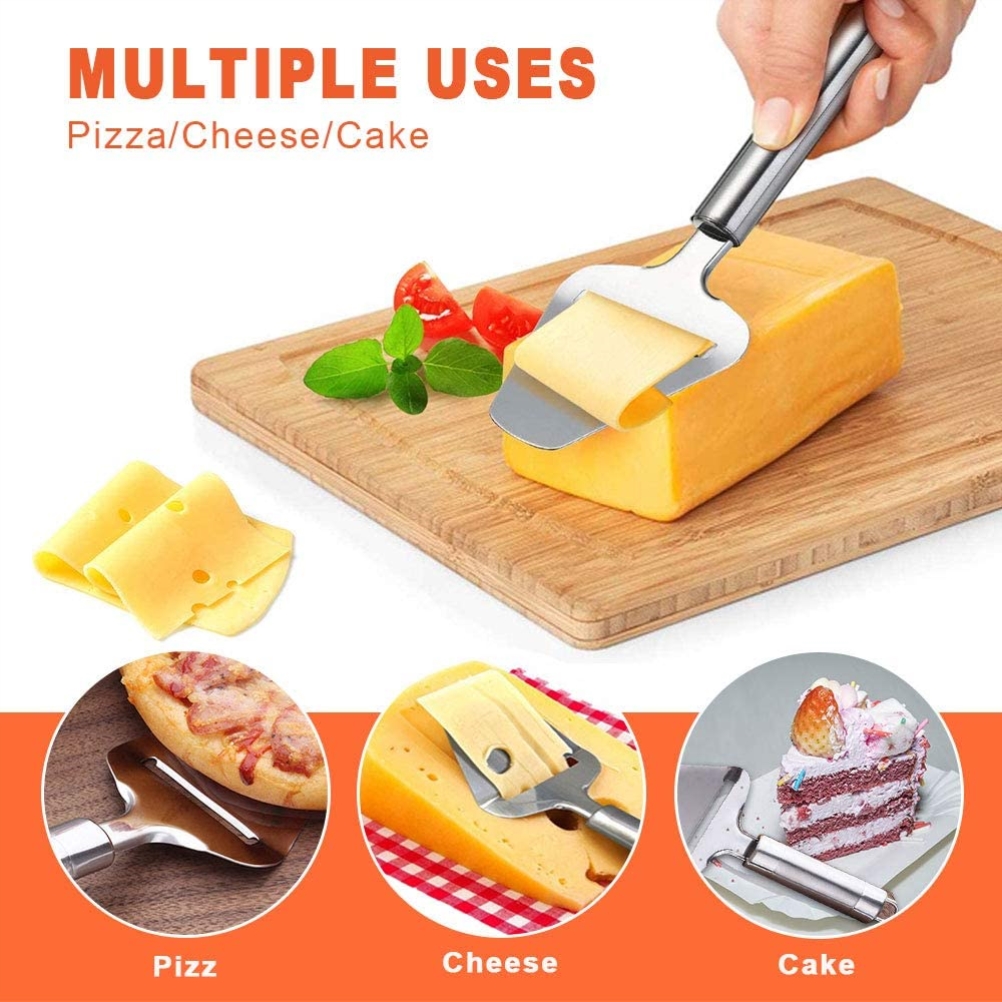 Stainless Steel Cheese Peeler Cheese Slicer Cutter Butter Slice Cutting Kitchen Cooking Cheese Tools