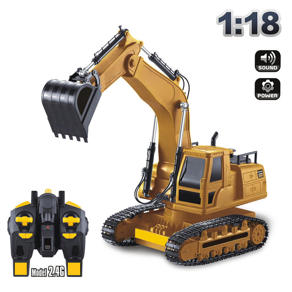 Full Functional Remote Control Excavator Construction Tractor Toys Gift kids toys brinquedos juguetes игрушки антистресс New