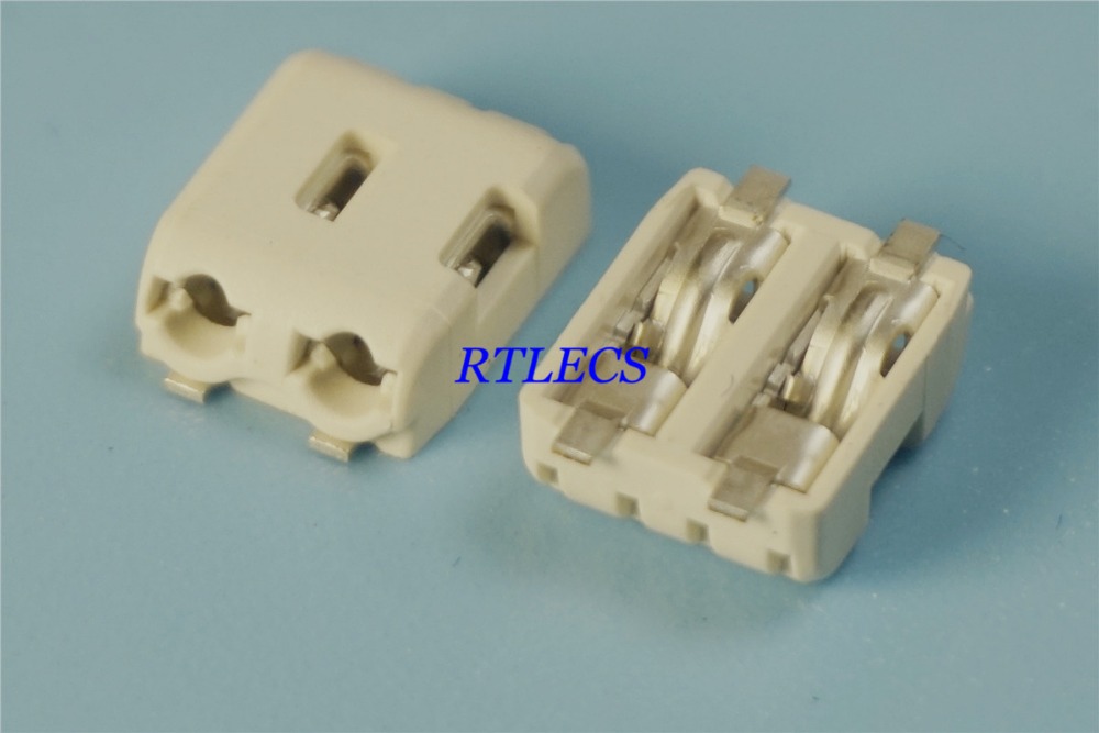 100pcs LED SMD Wiring Terminal Block Spacing 3.0 mm Pitch 2 Pole Lamp Wire Terminal Surface Mount PCB 2058