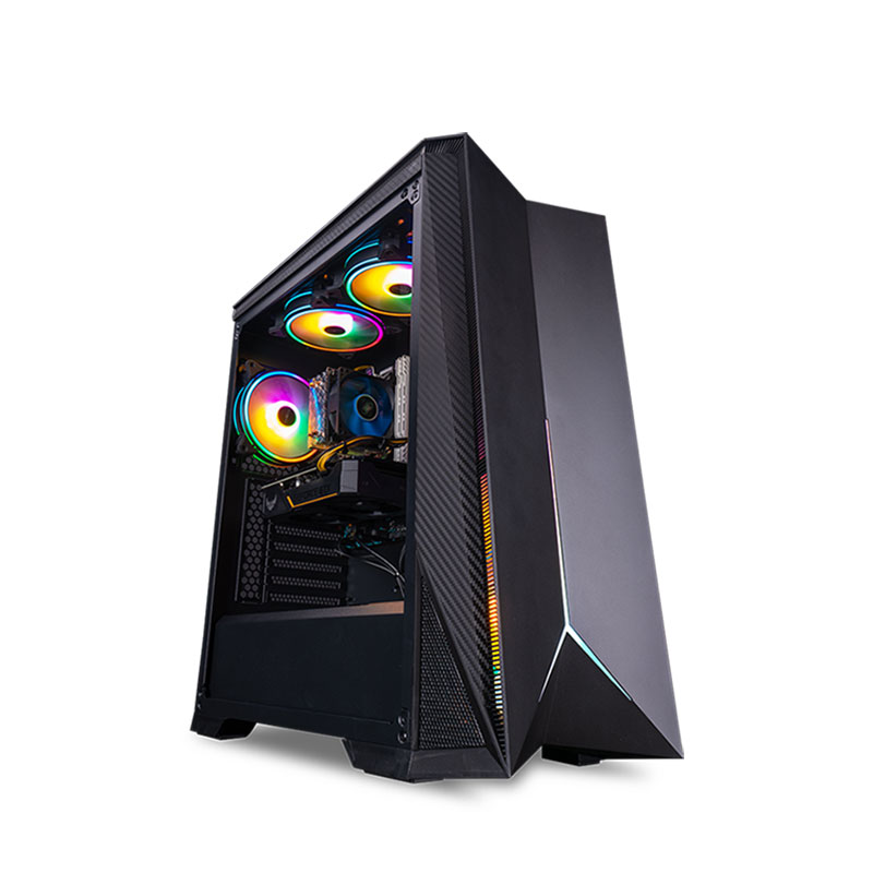 IPASON VGAME Gaming Desktop Computer 10th Gen i7-10700 RTX2060-6G DDR4 RAM 16G 512G SSD Gaming Computer For PUBG Gamers
