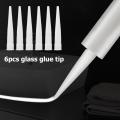 6pcs 105mm 15mm Inner Caulking Gun Nozzle Plastic Glass Glue Nozzle Tip Structural Glue Mouthes