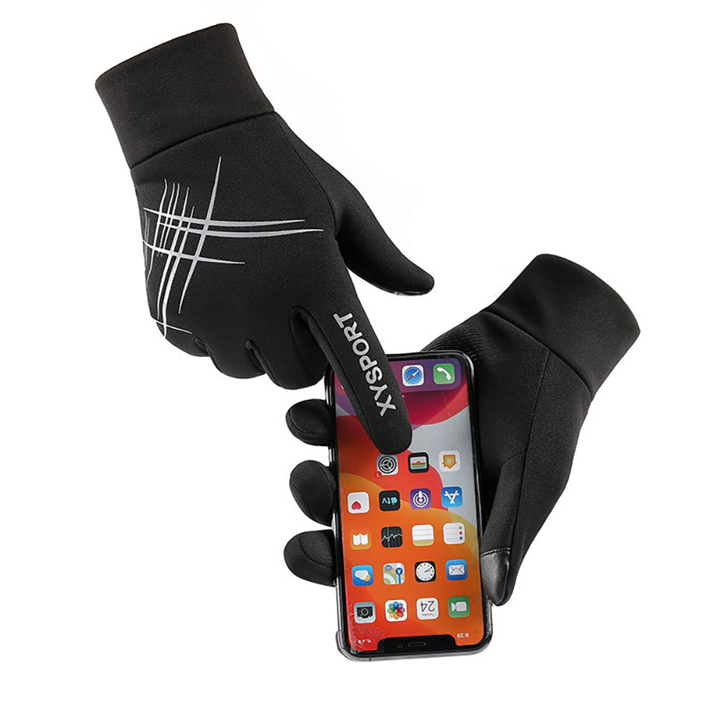 Cycling Gloves Gel Winter Windproof Anti-Slip Outdoor Sport Ski Fishing Bike Bicycle Scooter Motorcycle Touch Screen Warm Glove