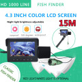 4.3`` Display Screen 1200TVL Fish Finder Underwater Fishing Camera 6PCS 6W IR LED Night Vision Camera For Fishing