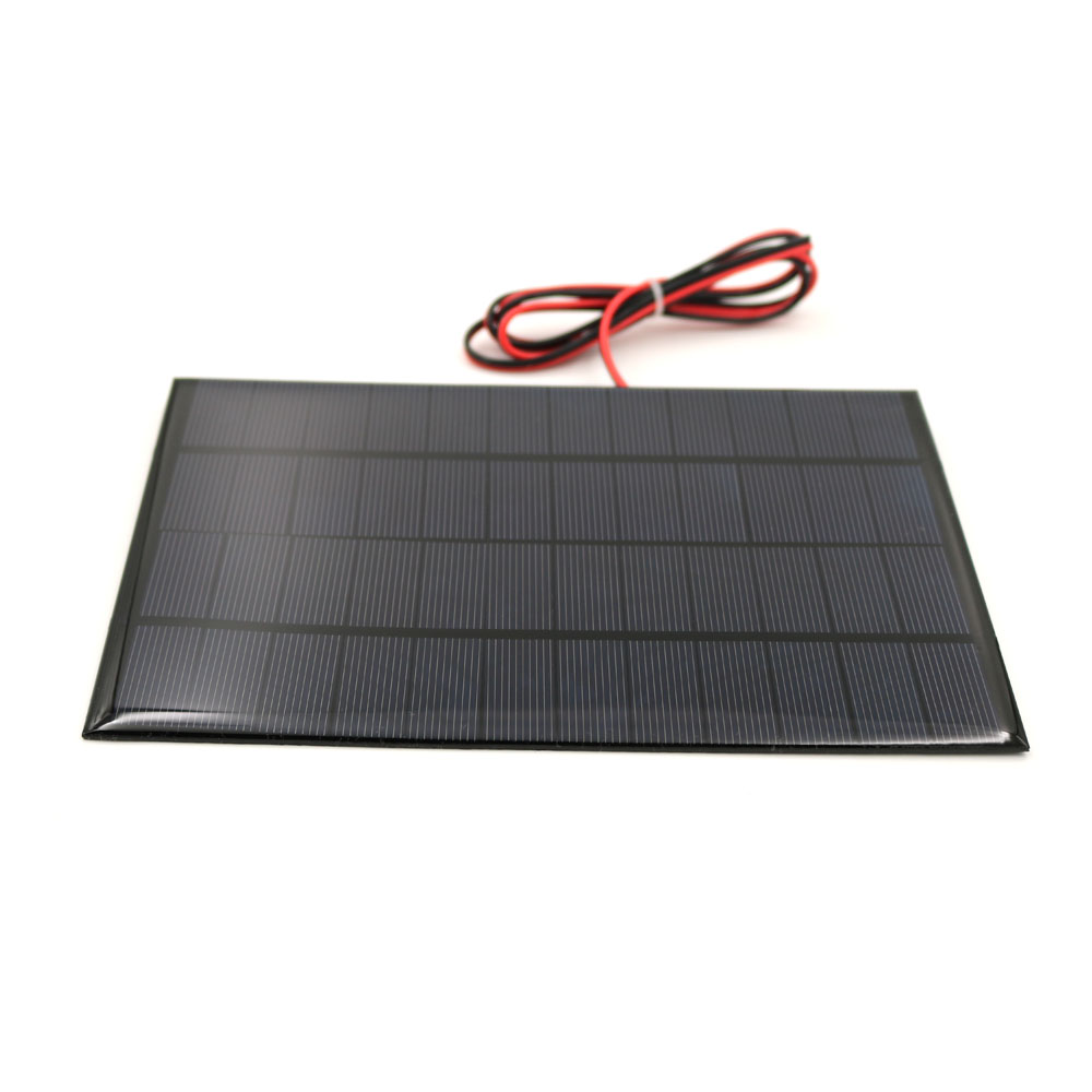 12V 4.2W Solar panel with 100cm extend wire Mini Solar Battery Cell Phone Charger Portable DIY Polycrystalline Solar Cell