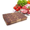 Jaswehome Premium End Grain Acacia Wood Cutting Board With Hand Grips Solid Sturdy Chopping Serving Tray Platter Perfect Gift