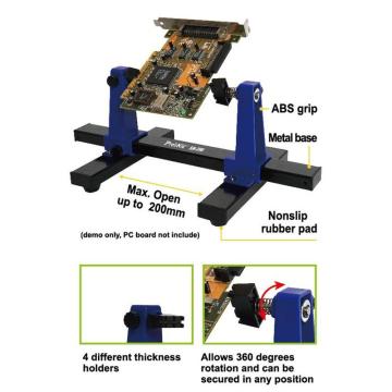 Portable SN-390 PCB Holder Circuit Board Holder Fixture SN-390 Portable PCB Holder CStand Clamp Repair Tool For Soldering Repair