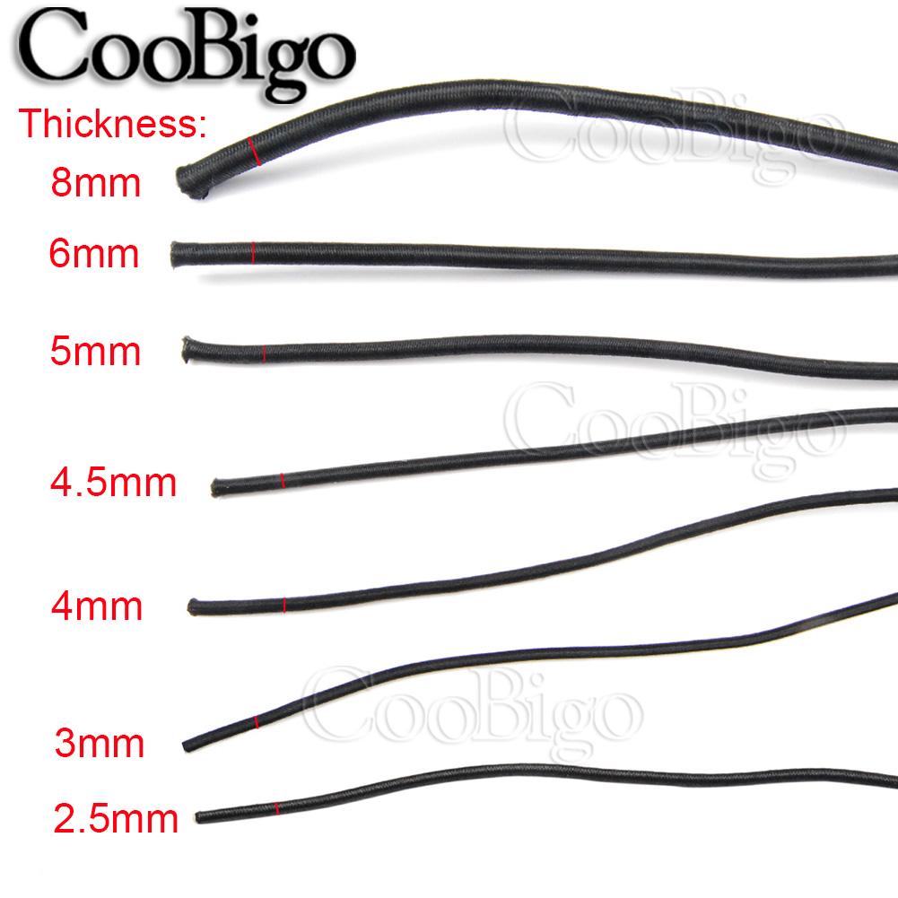 2/3/4/4.5/5/6/8mm Strong Elastic Rope Bungee Shock Cord Stretch String For DIY Jewelry Making Garment Sewing DIY Handmade craft