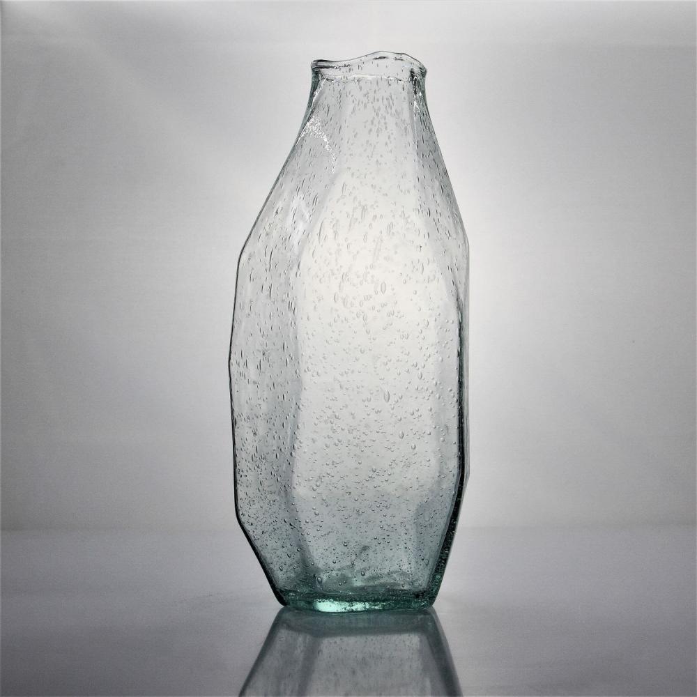 recycled glass vase