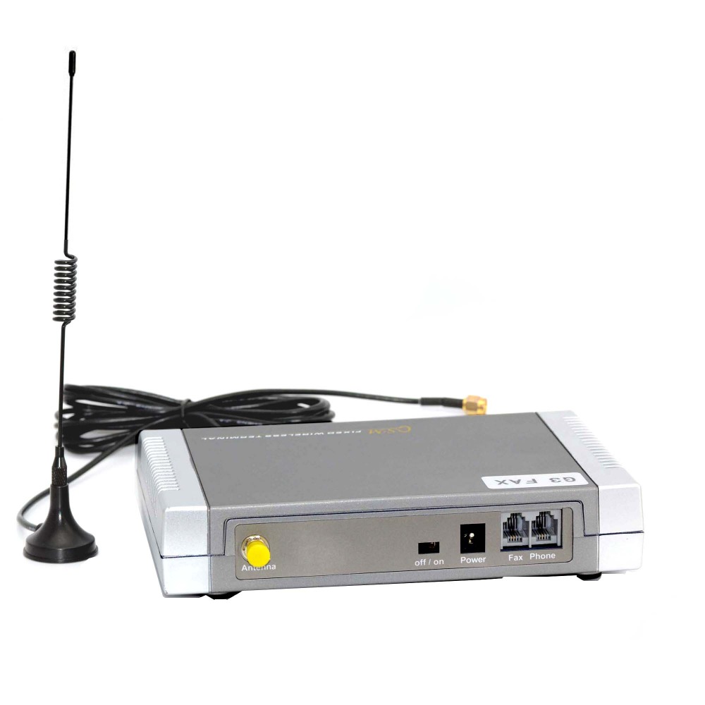 G3 GSM Fax terminal 850/900/1800MHZ Fixed Wireless Terminal Router for wireless fax, voice calling with LCD display