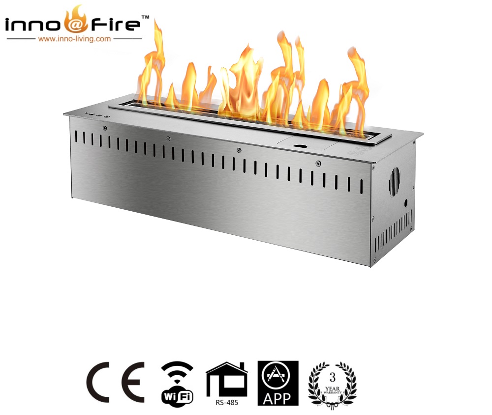 Inno living fire 48 inch chimenea etanol fire place electric
