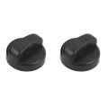 Kitchen 44 mm Diameter Plastic Black Button Switch for Gas Cooktop 4