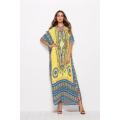 New Fashion Dress For Women Elegant Oversized Dress African Print Dashiki Dresses For Lady