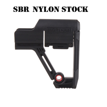 SBR Nylon Tactical Toy Gun Stock Gel Blaster Upgrade Extended Stock Upgrade Part MGP CQB Stock Replacement Accessories