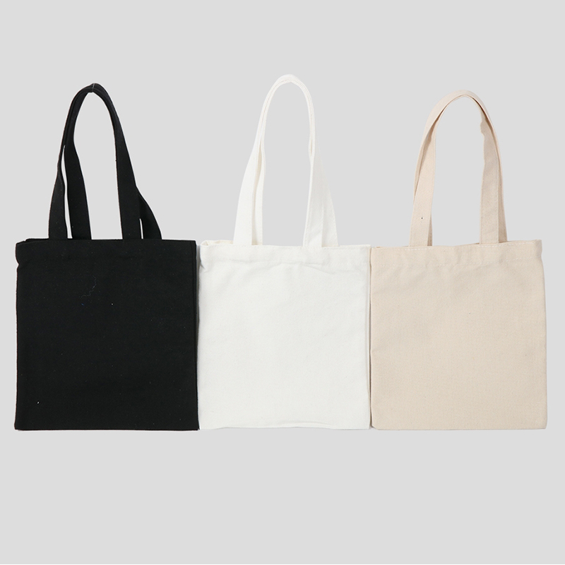 Wholesale 100pcs/lot Custom Logo Eco-friendly Cotton Shopping Tote Bag Reusable Contton Canvas Handbag for Packing/Storage