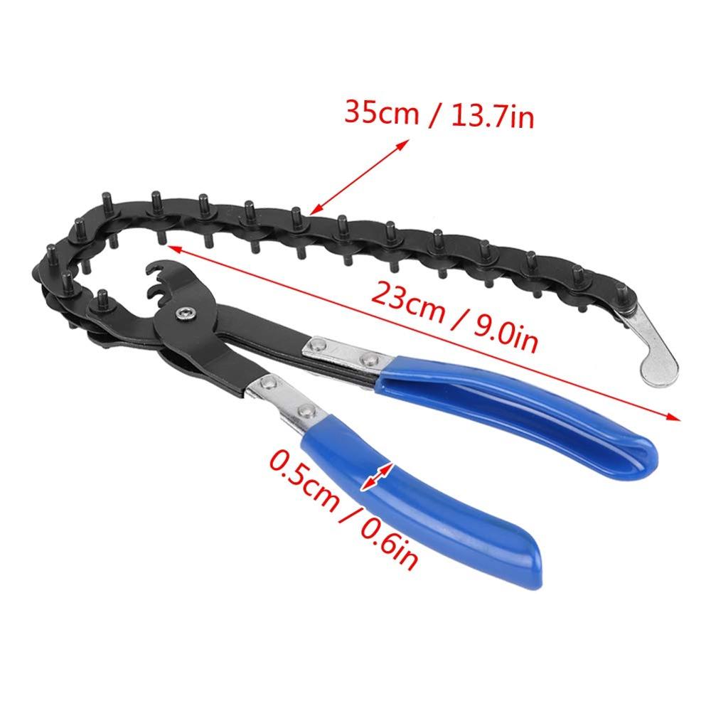 Universal Exhaust Tail Pipe Steel Copper Tubing Cutter Cutting Chain Pliers 3/4" to 3-1/4" (19-83mm) RU Europe Warehouse