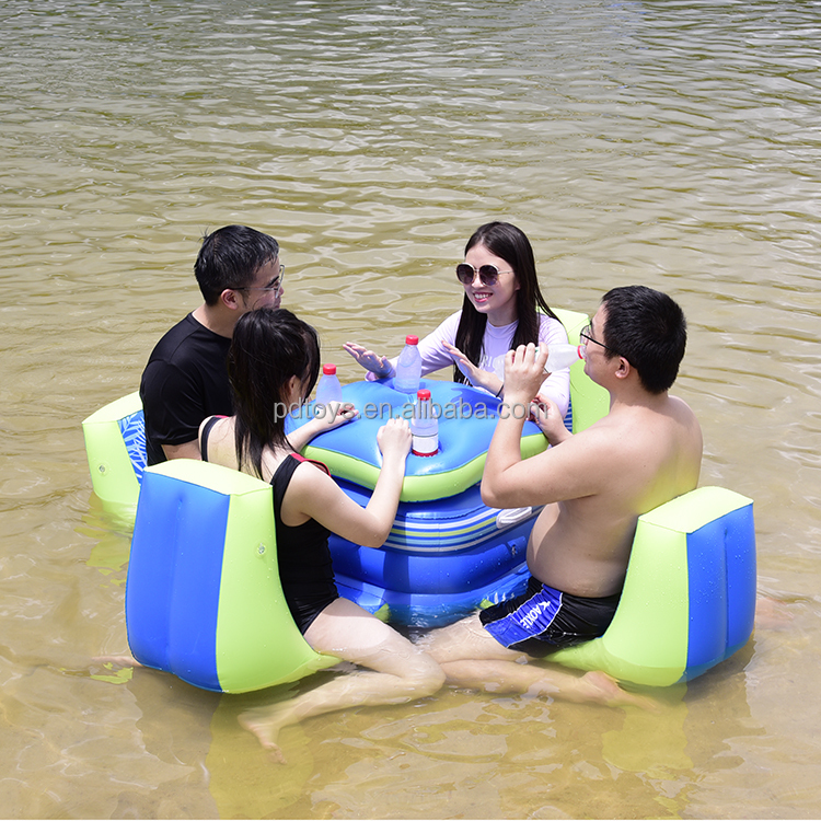 Wholesale High Quality 4 Person Inflatable Pool Float 3