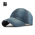 [FLB] Unisex Cowboy Baseball Cap Fall Casual Sanpback Hats For Men And Women Outdoor Sport Denim Jeans Hip Hop Wholesale F220