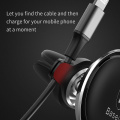 Baseus Magnetic Car Phone Holder 360 Rotation Air Vent Mount Mobile Phone Holder Stand with Cable Clip in car For iPhone X 8 7