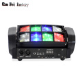 Dj Disco Lights Moving Head Lyre Beam RGBW 8X6W Mobile Dmx512 Led Stage Mini Spider Light