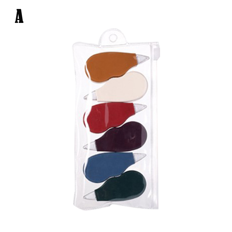 6pcs Mini Correct Correction Tape White Translucent Dispenser Assorted Colors Easy to Use for Working Studying @M23