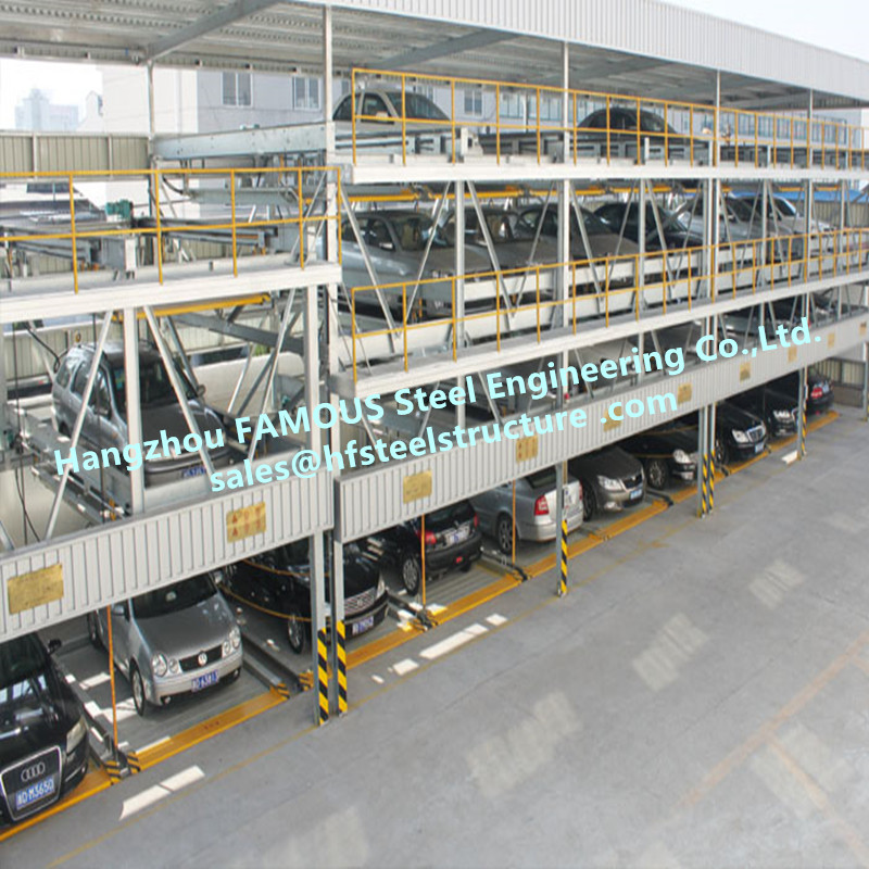 Vertical Multi-storey Automated Car Parking Garage with Smart Motor System And Solid Steel Structure Frames China Supplier