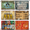 Beer Metal Sign Plaque Metal Vintage Pub FunnyTin Sign Wall Decor for Bar Pub Club Man Cave Tin Plates Vintage Metal Signs