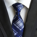 Mens 100% Silk Tie Geometric Pattern Classic Tie for Man Business Casual Knitted Men Neckties