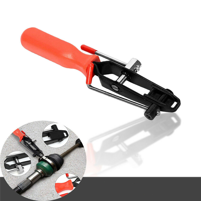 Exhaust Pipe Removing Forceps Ear-type Hose Clips on Cooling System Vacuum Hose Joint Boot Clamp Crimper Pliers Auto Repair Tool