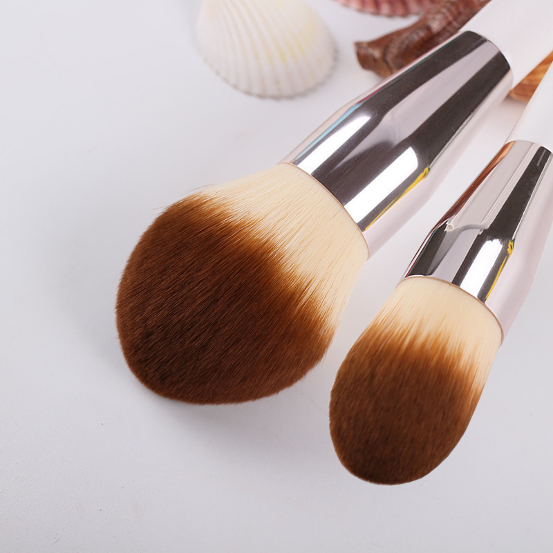 Single Powder Makeup Brushes Synthesis Hair Wood Handle Facial Foundation Blush High Quality Face Makeup Brush Set Kit Tools