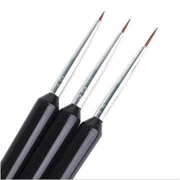 3Pcs/Set Fine Hand-painted Hook Line Pen Piano paint rod Drawing Pen nail painting brushes Art Pen Paint Brush Art Supplies