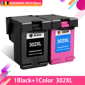 QSYRAINBOW Ink Cartridge Replacement for HP 302 For HP302 XL Ink Cartridges Deskjet 2130 2131 1110 1111 1112 3630 Printer