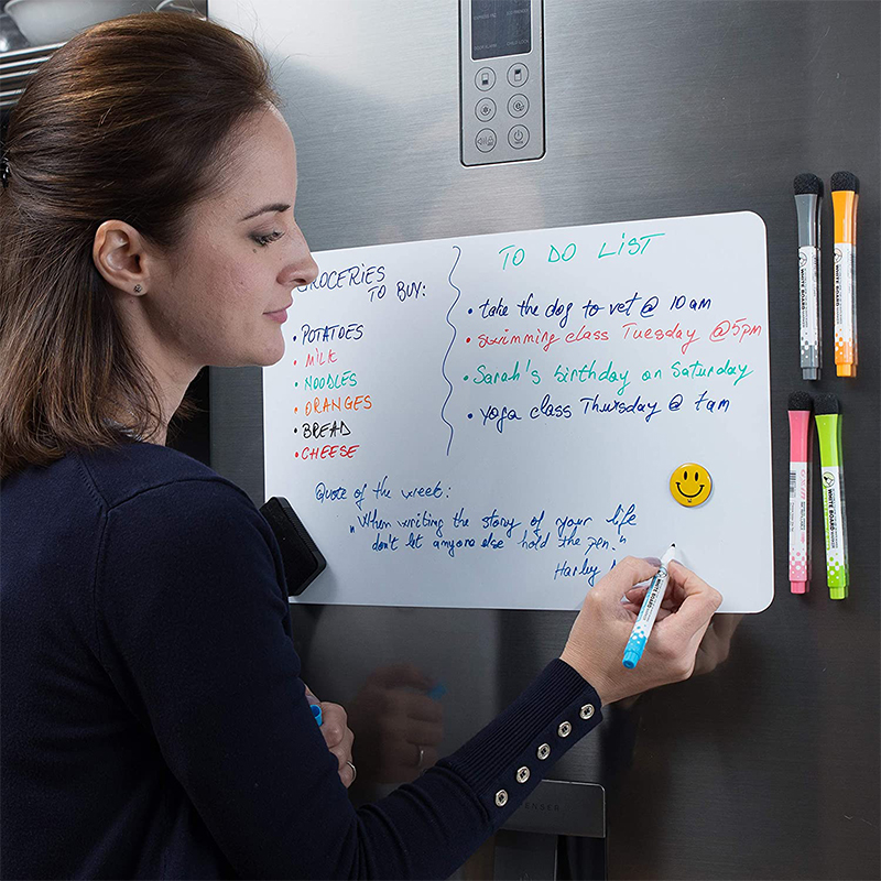 A3 Size Magnetic Soft Whiteboard Dry Erase Calendar Fridge Magnet White Board Message Memo Drawing Practice Writing Wall Sticker