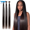 30 Inch Straight Human Hair bundles Brazilian virgin remy Hair Extension 1 3 4 Bundle Deals Human Hair Weave Straight Bundles